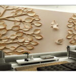 KACPER 3D Wallpaper for wall Premium quality 3D PVC Coated Washable Wallpaper (customize