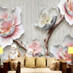 KACPER 3D Wallpaper for wall Premium quality 3D PVC Coated Washable Wallpaper (customize