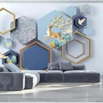 KACPER 3D Wallpaper for wall Premium quality 3D PVC Coated Washable Wallpaper (customize