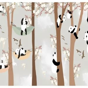 KACPER 3D tree Wallpaper for wall Premium quality 3D PVC Coated Washable Wallpaper (customize