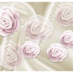 KACPER 3D FLOWER Wallpaper for wall Premium quality 3D PVC Coated Washable Wallpaper (customize