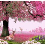 KACPER 3D nature Wallpaper for wall Premium quality 3D PVC Coated Washable Wallpaper (customize