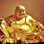 KACPER  Buddha Wallpaper for wall Premium quality 3D PVC Coated Washable Wallpaper