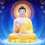 KACPER 3D buddha Wallpaper for wall Premium quality 3D PVC Coated Washable Wallpaper