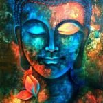 KACPER 3D buddha Wallpaper for wall Premium quality 3D PVC Coated Washable Wallpaper