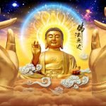 KACPER 3D buddha Wallpaper for wall Premium quality 3D PVC Coated Washable Wallpaper