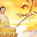 KACPER 3D buddha Wallpaper for wall Premium quality 3D PVC Coated Washable Wallpaper