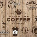 KACPER 3D Wallpaper for Cafe Premium quality 3D PVC Coated Washable Wallpaper