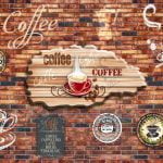 KACPER 3D WALLPAPER FOR CAFE PREMIUM QUALITY PVC COATED WASHABLE WALLPAPER