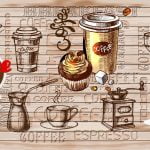 KACPER 3D WALLPAPER FOR CAFE PREMIUM QUALITY PVC COATED WASHABLE WALLPAPER