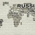 KACPER WORLD MAP 3D PVC COATED WALLPAPER FOR OFFICE TOUR AND TRAVEL BUILDING