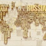 KACPER WORLD MAP 3D PVC COATED WALLPAPER FOR OFFICE TOUR AND TRAVEL BUILDING