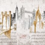 KACPER WORLD MAP 3D PVC COATED WALLPAPER FOR OFFICE TOUR AND TRAVEL BUILDING