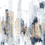 KACPER WORLD MAP 3D PVC COATED WALLPAPER FOR OFFICE TOUR AND TRAVEL BUILDING