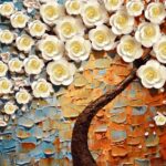 KACPER 3D FLOWER Wallpaper for wall Premium quality 3D PVC Coated Washable Wallpaper