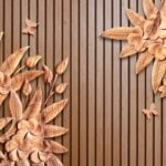 KACPER 3D LEAF Wallpaper for wall Premium quality 3D PVC Coated Washable Wallpaper