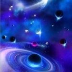 KACPER 3D galexy Wallaper for celinig Premium quality 3D PVC Coated Washable Wallpaper