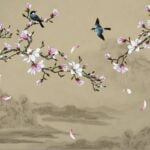 KACPER 3D FLOWER Wallpaper for wall Premium quality 3D PVC Coated Washable Wallpaper