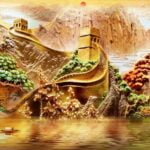 KACPER 3D Wallpaper for wall Premium quality 3D PVC Coated Washable Wallpaper