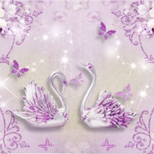 KACPER 3D FLOWER Wallpaper for wall Premium quality 3D PVC Coated Washable Wallpaper
