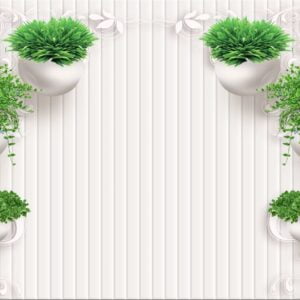 KACPER 3D FLOWER Wallpaper for wall Premium quality 3D PVC Coated Washable Wallpaper