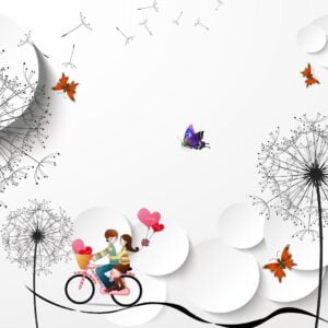 KACPER 3D FLOWER Wallpaper for wall Premium quality 3D PVC Coated Washable Wallpaper