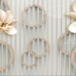 KACPER 3D FLOWER Wallpaper for wall Premium quality 3D PVC Coated Washable Wallpaper