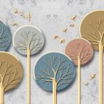 KACPER 3D  Wallpaper for wall Premium quality 3D PVC Coated Washable Wallpaper