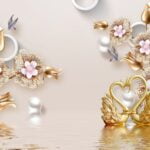 KACPER 3D  Wallpaper for wall Premium quality 3D PVC Coated Washable Wallpaper