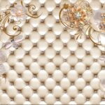 KACPER 3D FLOWER Wallpaper for wall Premium quality 3D PVC Coated Washable Wallpaper