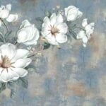 KACPER 3D FLOWER Wallpaper for wall Premium quality 3D PVC Coated Washable Wallpaper