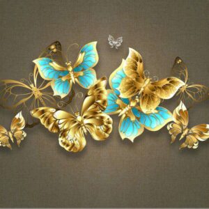 KACPER 3D FLOWER Wallpaper for wall Premium quality 3D PVC Coated Washable Wallpaper