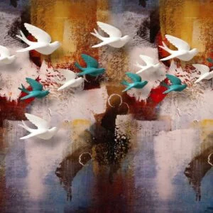 KACPER 3D Wallpaper for wall Premium quality 3D PVC Coated Washable Wallpaper