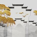 KACPER 3D Wallpaper for wall Premium quality 3D PVC Coated Washable Wallpaper