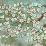 KACPER 3D FLOWER Wallpaper for wall Premium quality 3D PVC Coated Washable Wallpaper