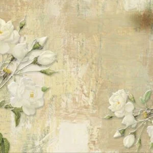 KACPER 3D FLOWER Wallpaper for wall Premium quality 3D PVC Coated Washable Wallpaper