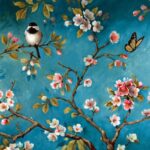 KACPER 3D FLOWER Wallpaper for wall Premium quality 3D PVC Coated Washable Wallpaper)