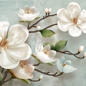 KACPER 3D FLOWER Wallpaper for wall Premium quality 3D PVC Coated Washable Wallpaper
