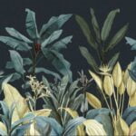 KACPER 3D LEAF Wallpaper for wall Premium quality 3D PVC Coated Washable Wallpaper