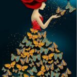 KACPER 3D DOLL Wallpaper for wall Premium quality 3D PVC Coated Washable Wallpaper