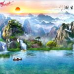 KACPER 3D WHATFOOL Wallpaper for wall Premium quality 3D PVC Coated Washable Wallpaper