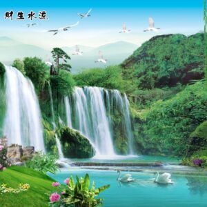 KACPER 3D WHATFOOL Wallpaper for wall Premium quality 3D PVC Coated Washable Wallpaper