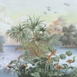 KACPER 3D TREE Wallpaper for wall Premium quality 3D PVC Coated Washable Wallpaper