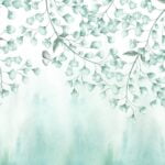 KACPER 3D LEAF Wallpaper for wall Premium quality 3D PVC Coated Washable Wallpaper