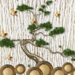 KACPER 3D TREE Wallpaper for wall Premium quality 3D PVC Coated Washable Wallpaper