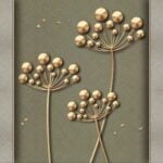 KACPER 3D Wallpaper for wall Premium quality 3D PVC Coated Washable Wallpaper