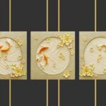 KACPER 3D Wallpaper for wall Premium quality 3D PVC Coated Washable Wallpaper