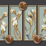 KACPER 3D  Wallpaper for wall Premium quality 3D PVC Coated Washable Wallpaper