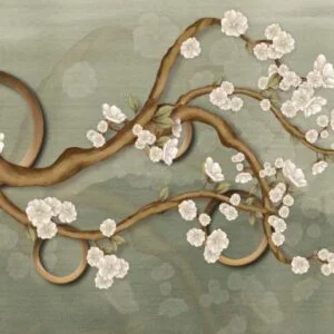 KACPER 3D  flower Wallpaper for wall Premium quality 3D PVC Coated Washable Wallpaper
