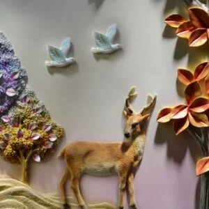 KACPER 3D Wallpaper for wall Premium quality 3D PVC Coated Washable Wallpaper